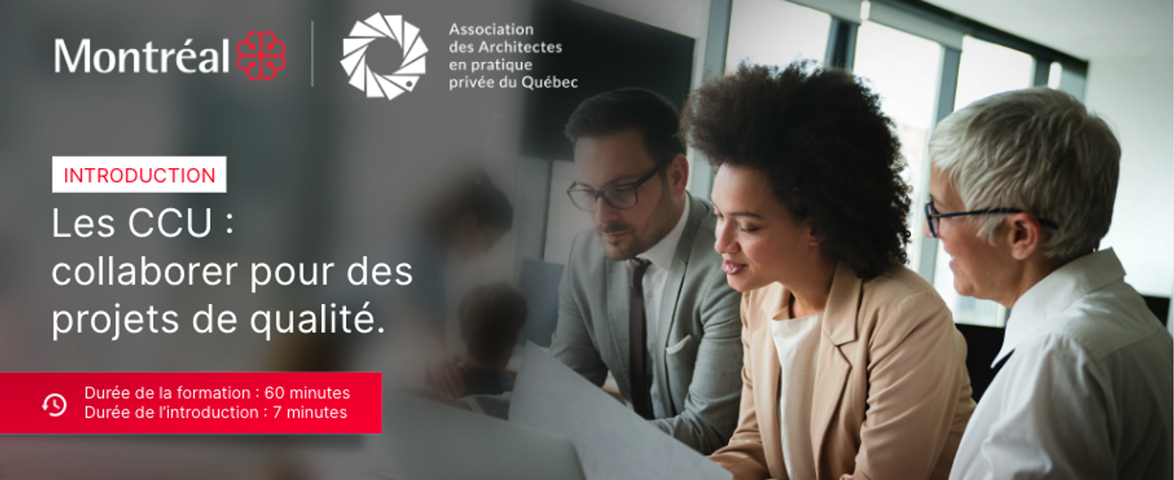 Bons commentaires de l'Association des architectes en pratique privée du Québec